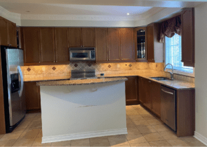 Kitchen refacing before