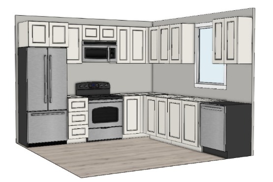 10' x 10' Kitchen cabinets starting from $1,999